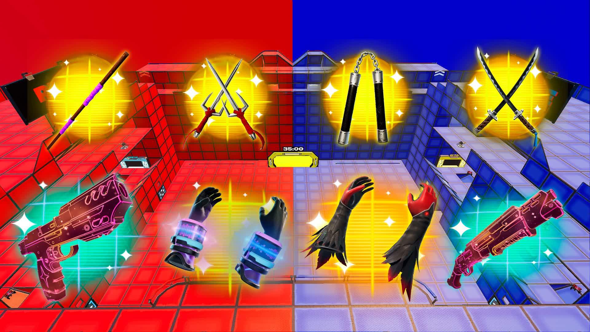 TMNT SUPER ULTIMATE RED VS BLUE 🔴🔵