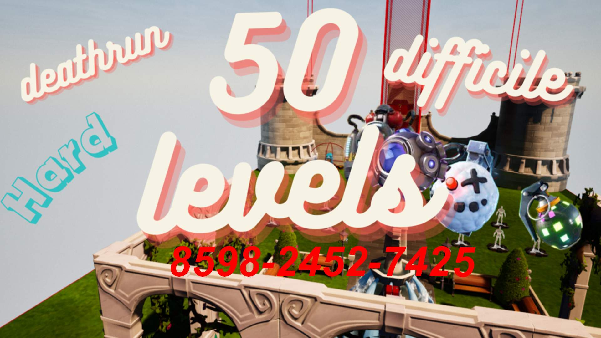deathrun 50 levels hard débutant