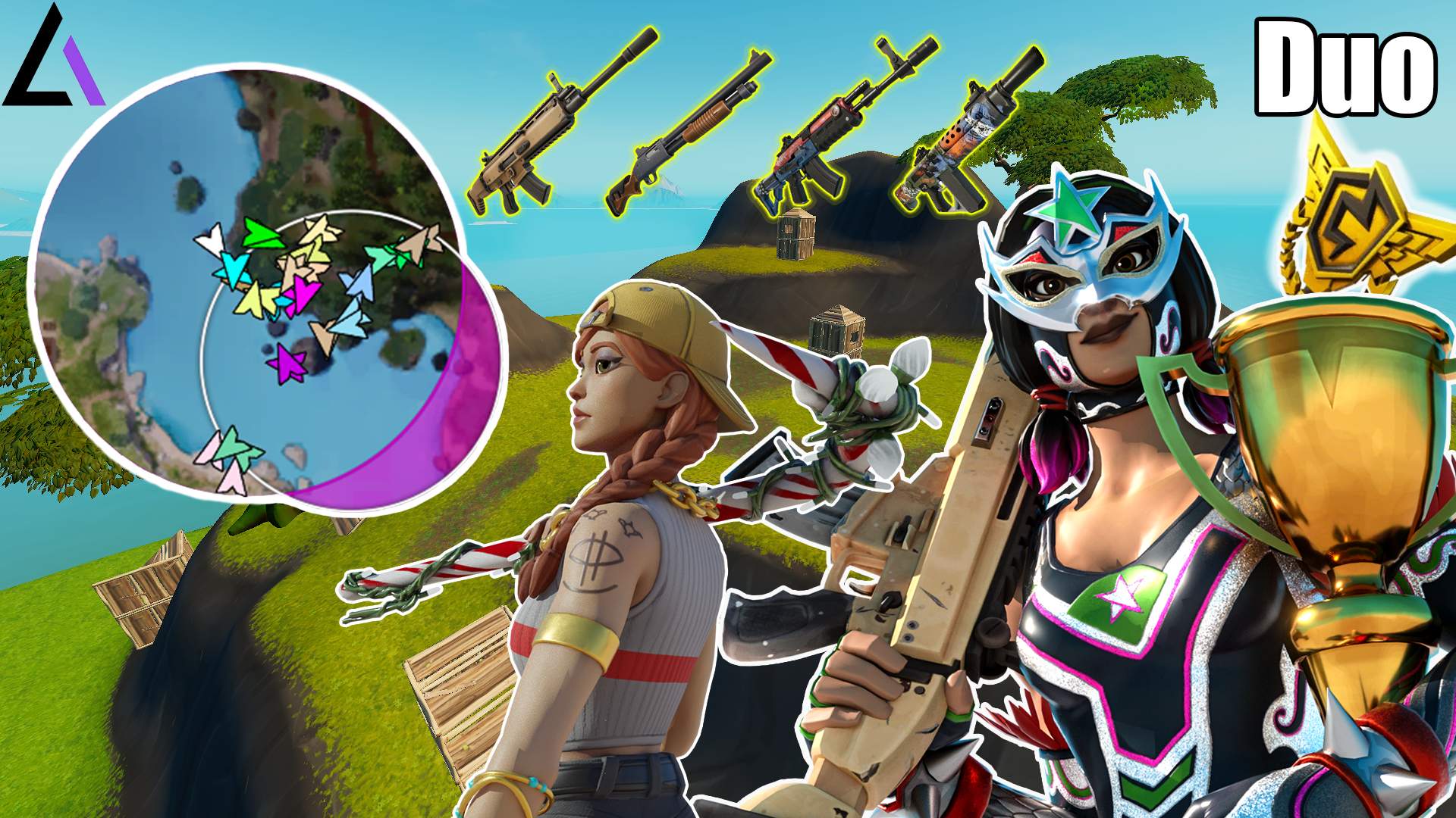 Challenging Duo Zone Wars🏆