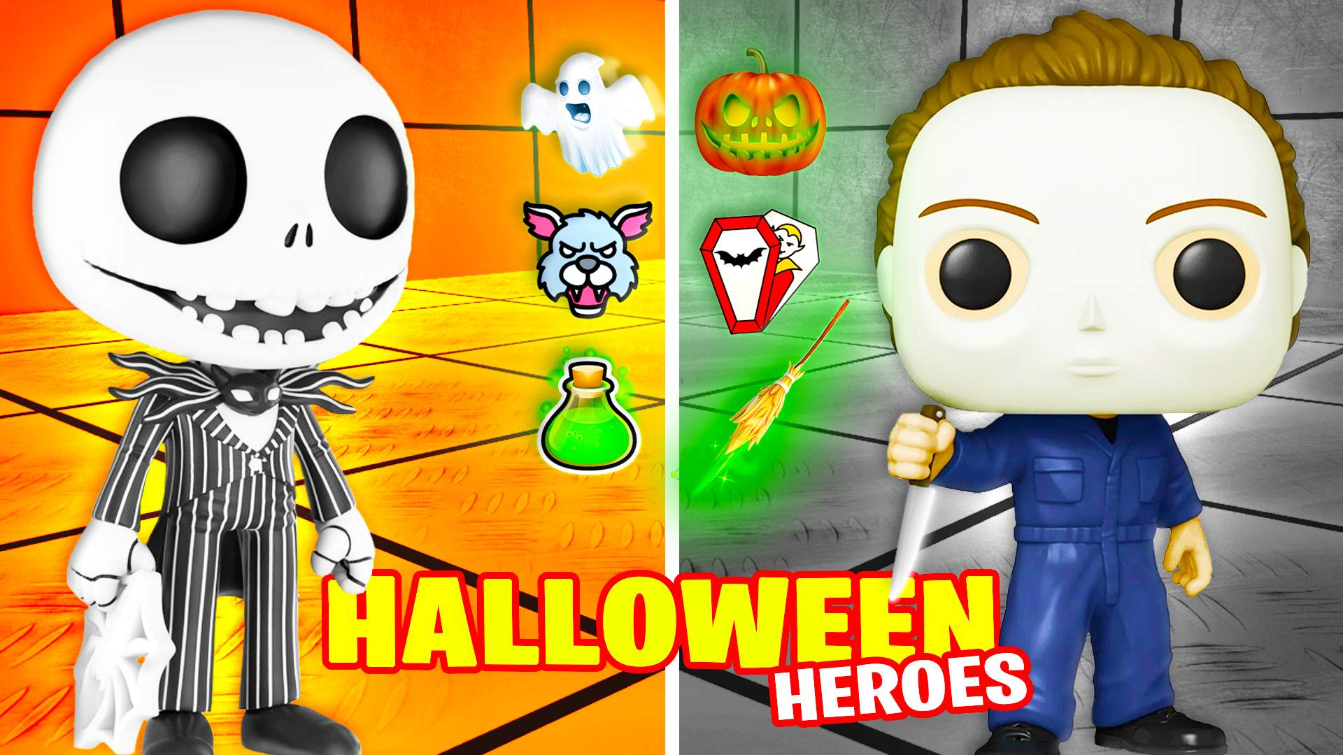 🦸 HEROES JACK vs MYERS 🎃