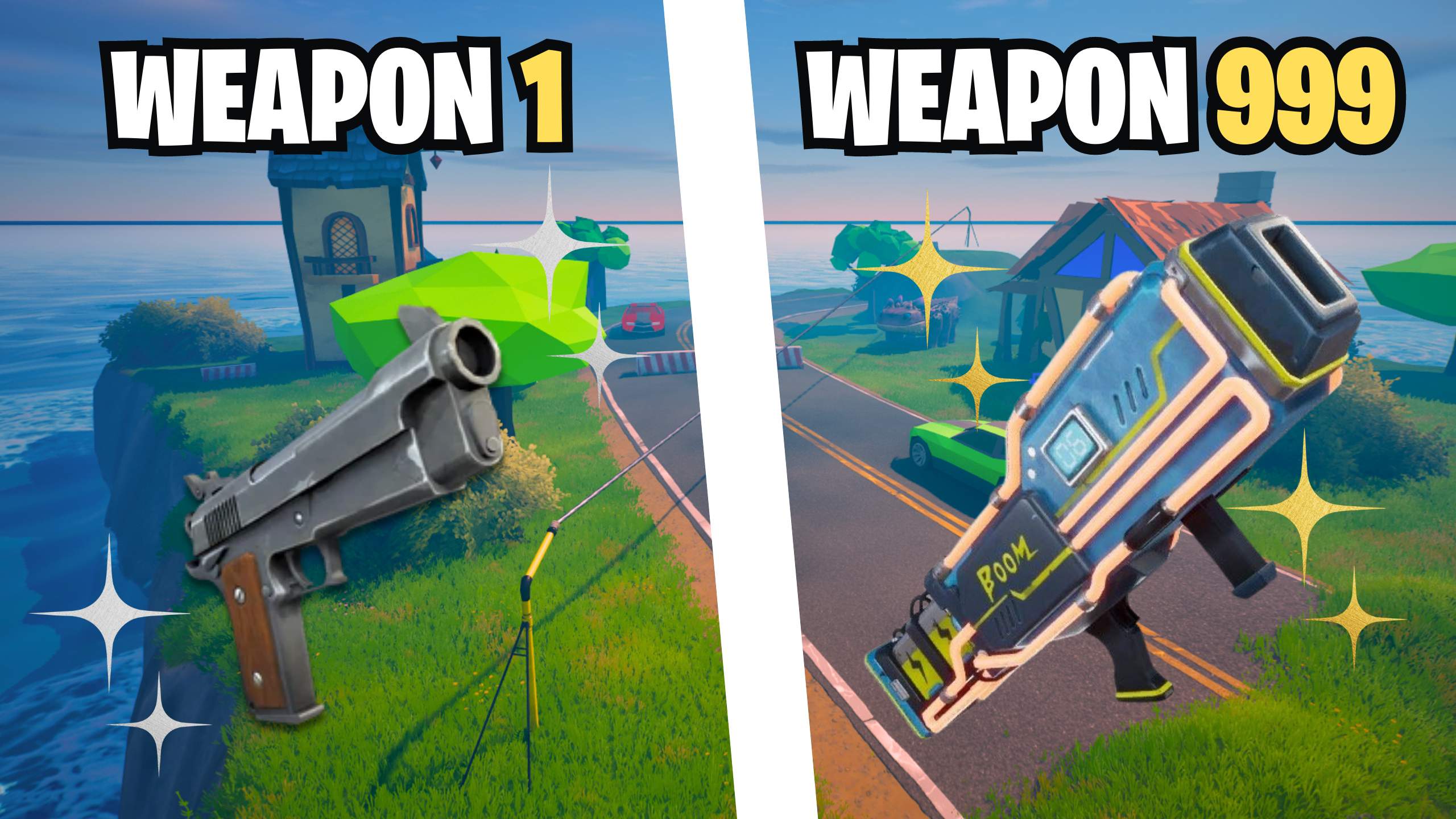 CARTOON GUN GAME 🌳💥 ONE SHOT 🔫