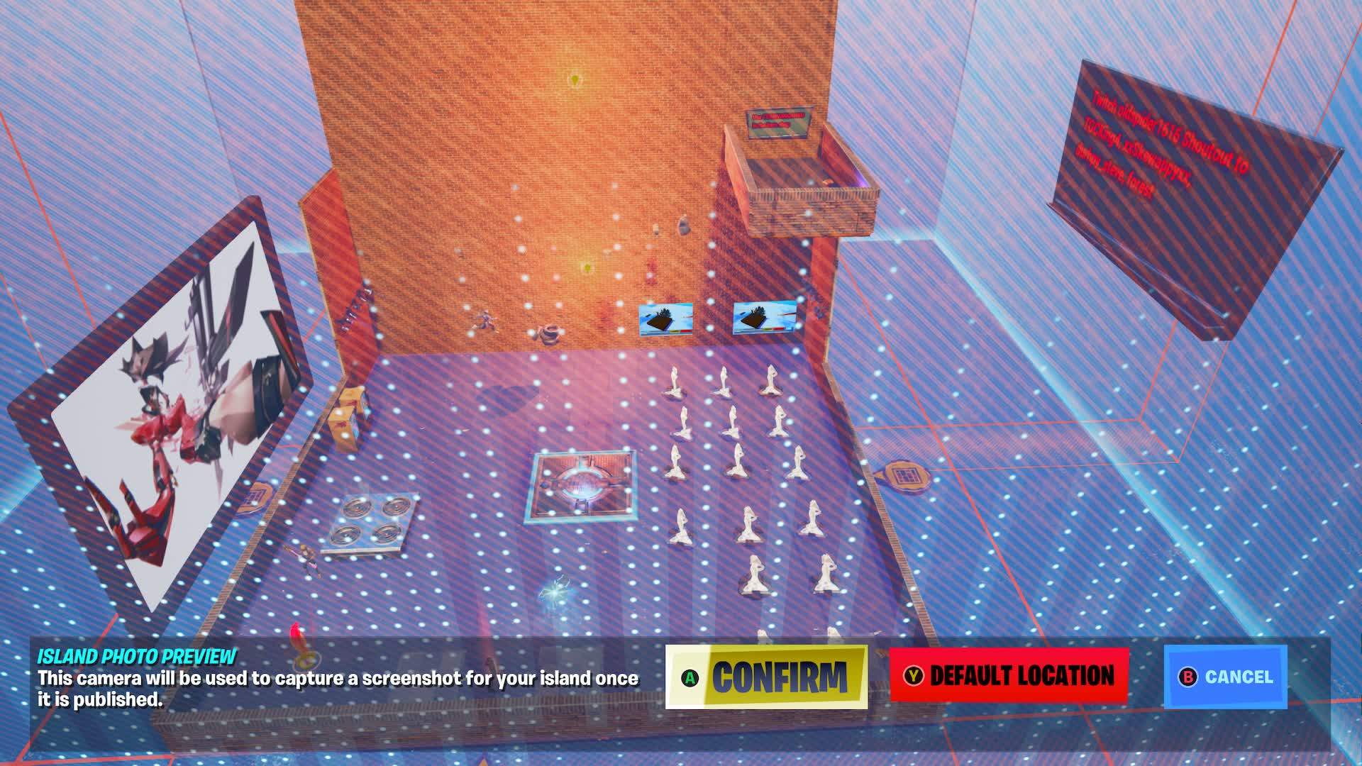 The TEAMVANGUARD box fight map