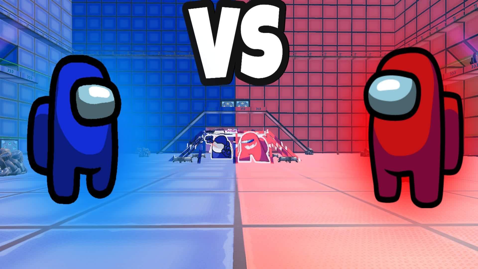 CRAZYY RED VS BLUE AMONG US 🔴🔵