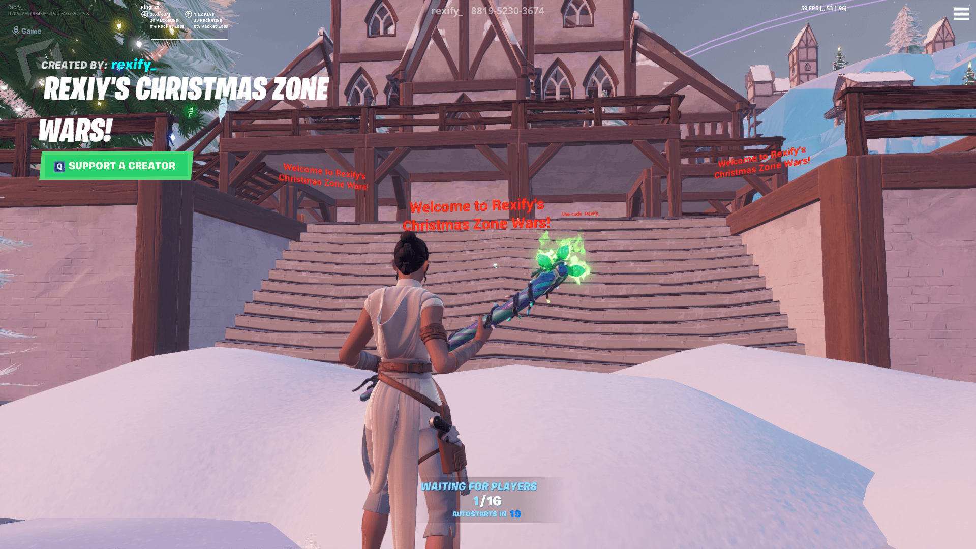 REXIY'S CHRISTMAS ZONE WARS!