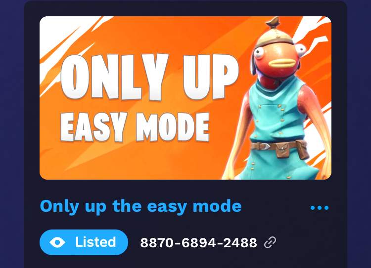 Only up the easy mode
