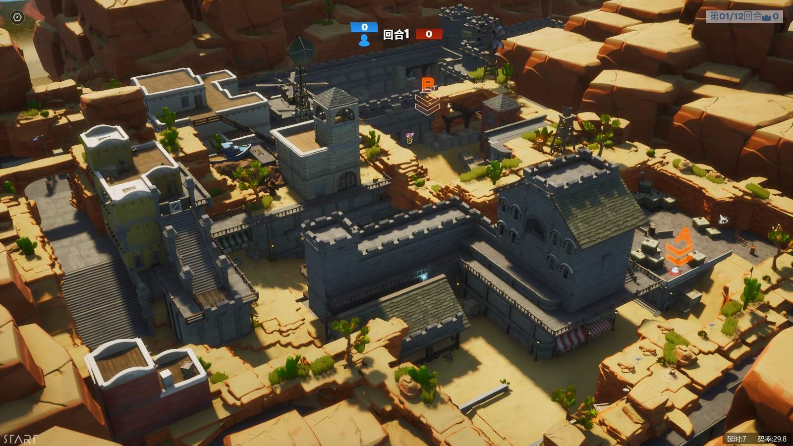 【DUST2.6沙漠2.6《火暴石皮模式》8V8 12回合