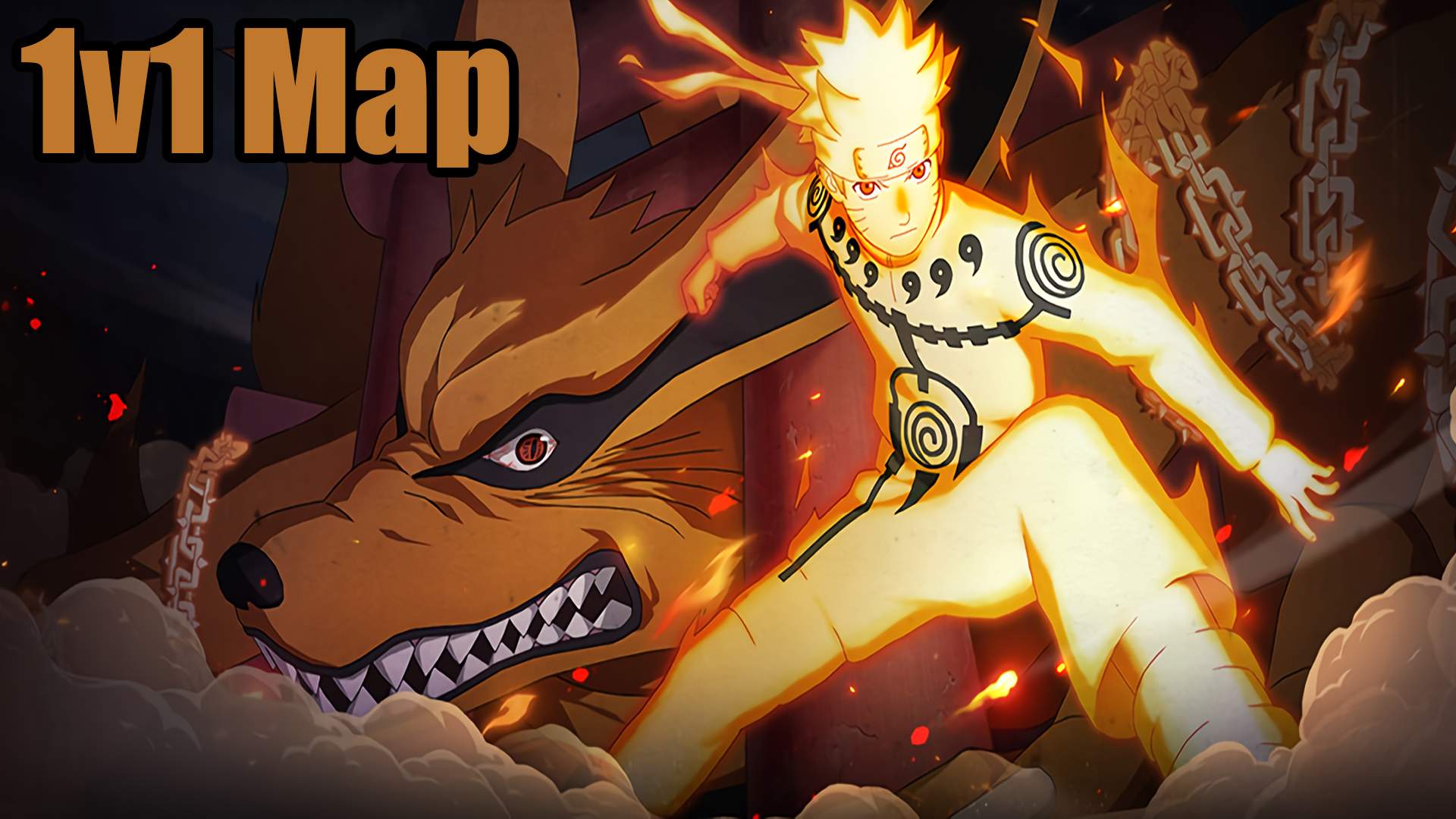 Naruto🍜 Kurama🦊1v1 Map