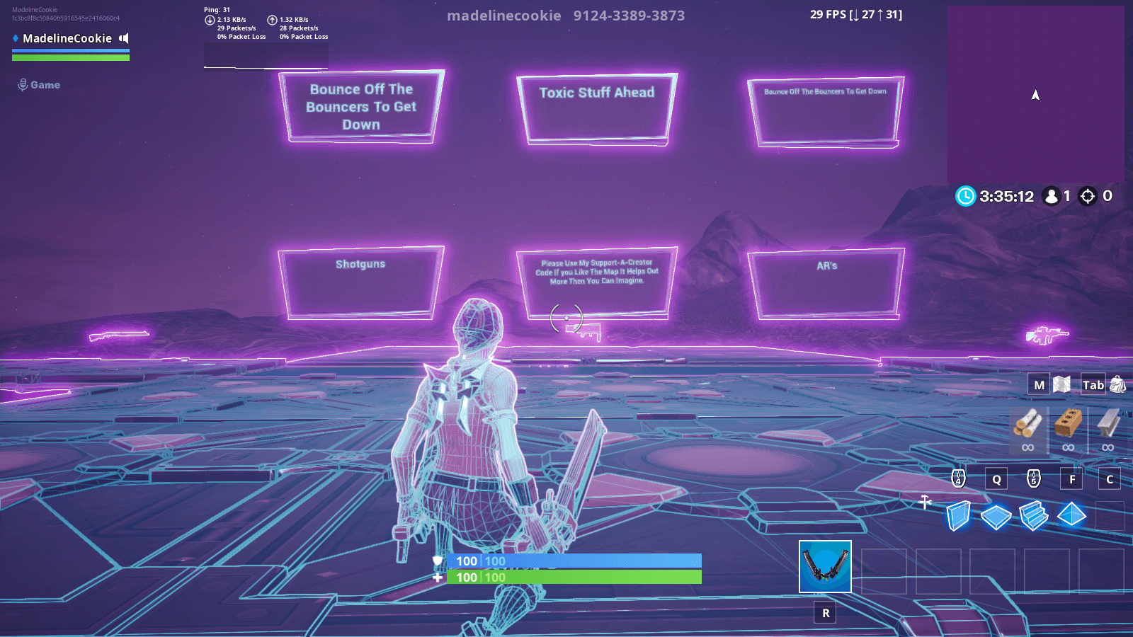 RETRO 1V1 ARENA (FOR CLIPS)