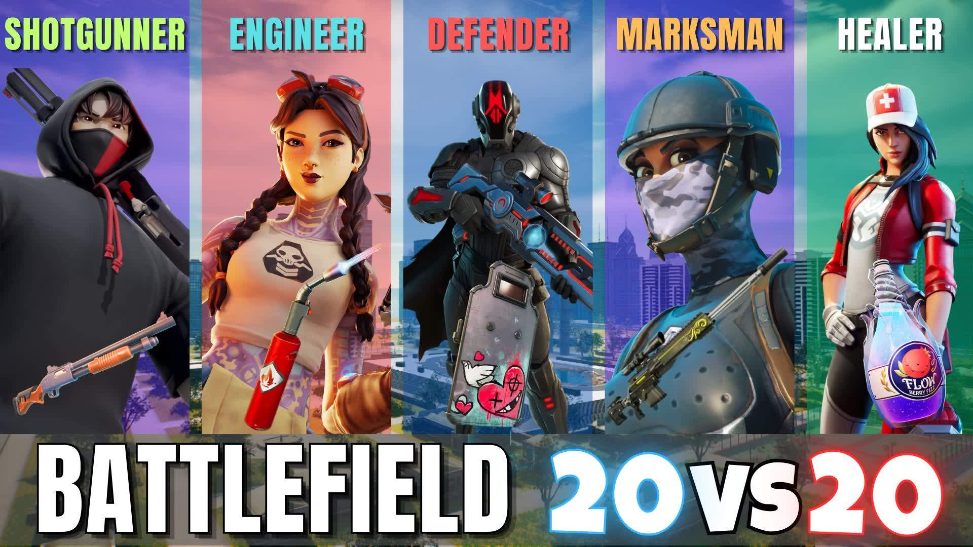 🔴🔵BATTLEFIELD 20 VS 20