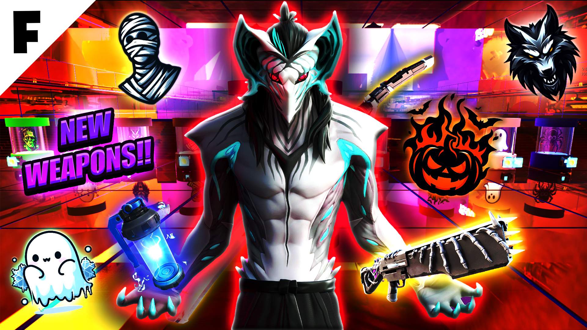 🎃Halloween Rumble:🔴🧟Red vs Blue👻🔵🎃