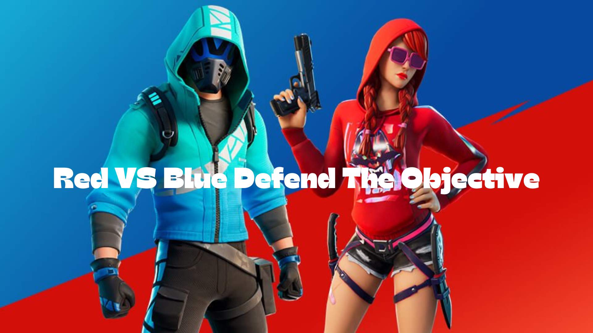 Red vs Blue Destroy The Objective