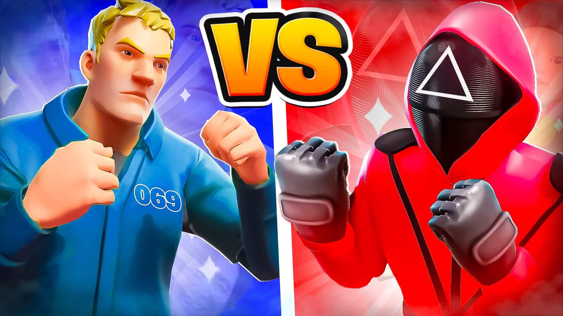 SQUID GAME 2 RED VS BLUE 🔴🔵
