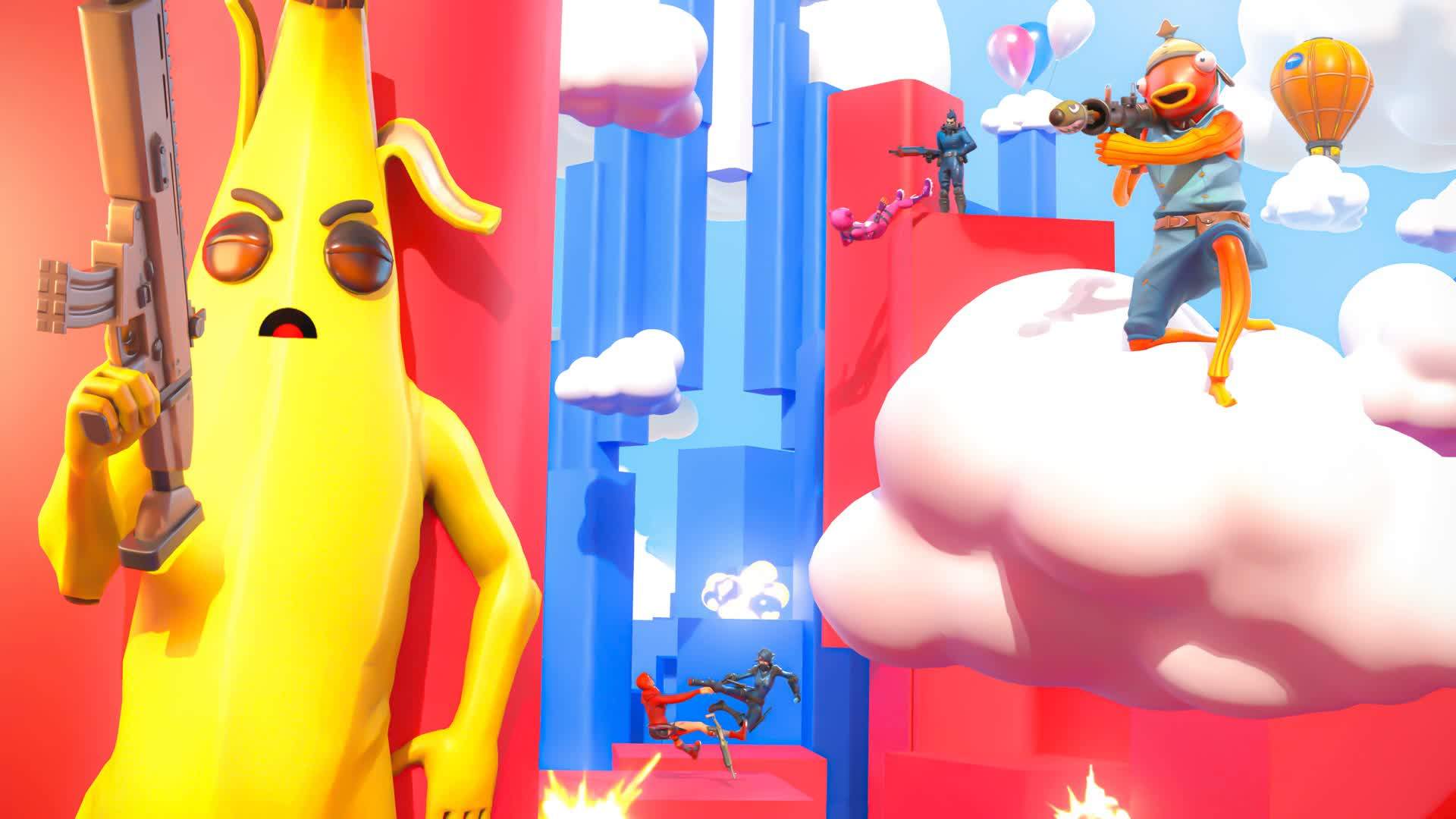 👑SKY KINGDOM! 🔴RED VS BLUE🔵