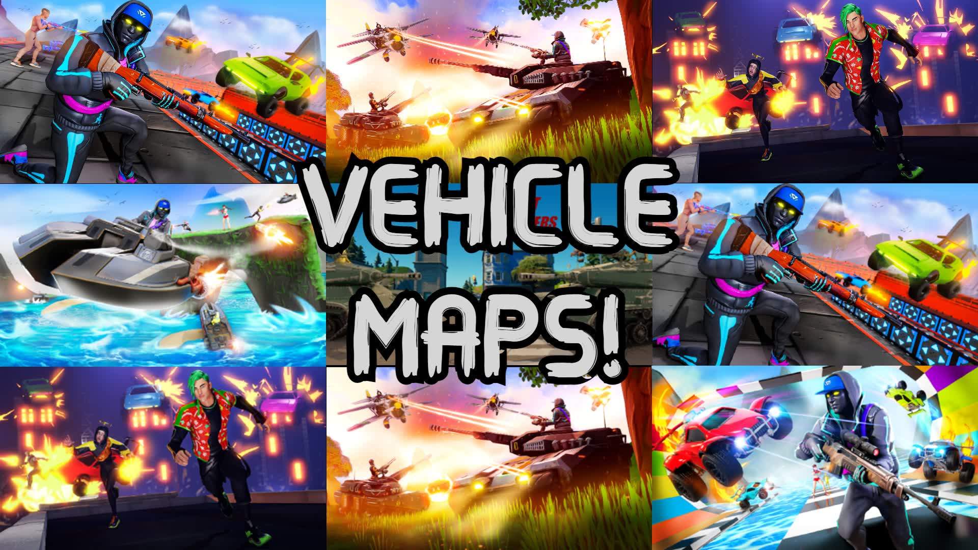 VEHICLE MAPS! 🚗🛩️🚁🚤