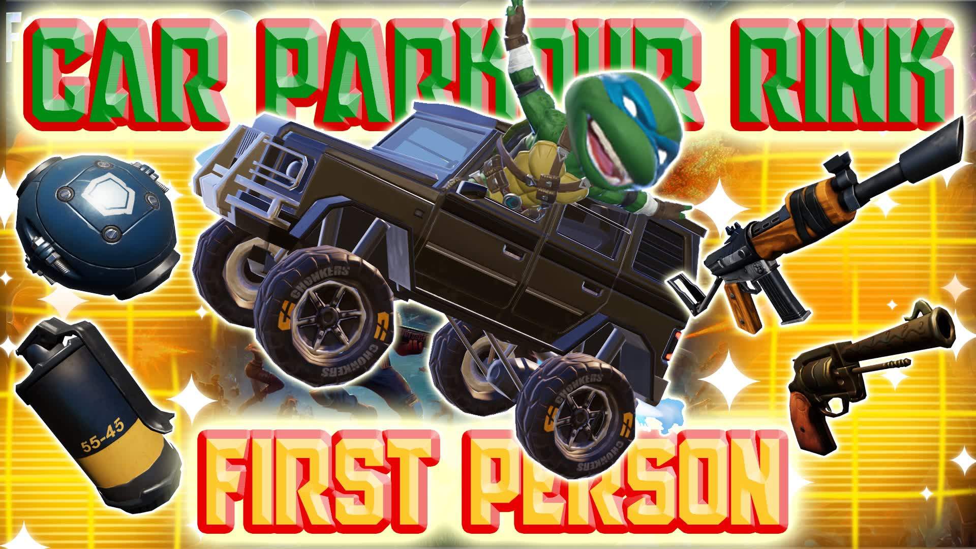 🚙TMNT Car Parkour Rink🏄‍♂️