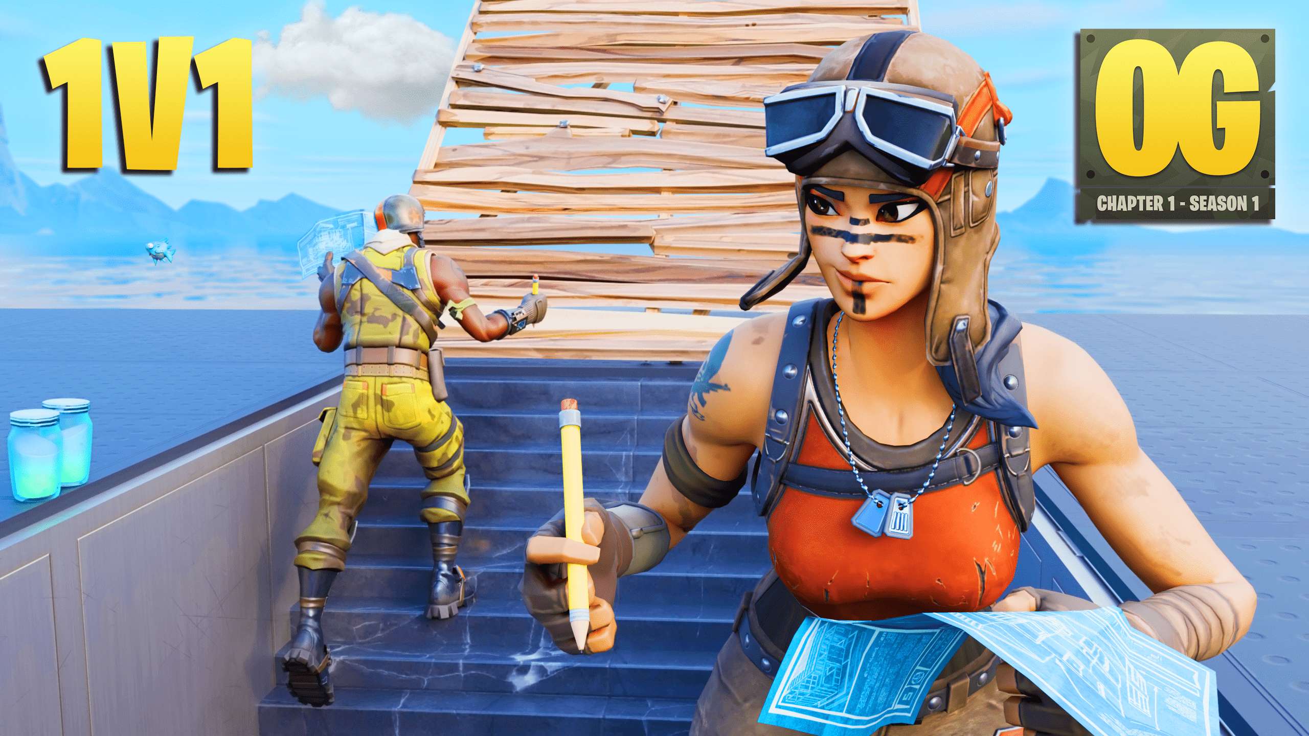 REDS 1V1 - OG BUILD FIGHTS🔴