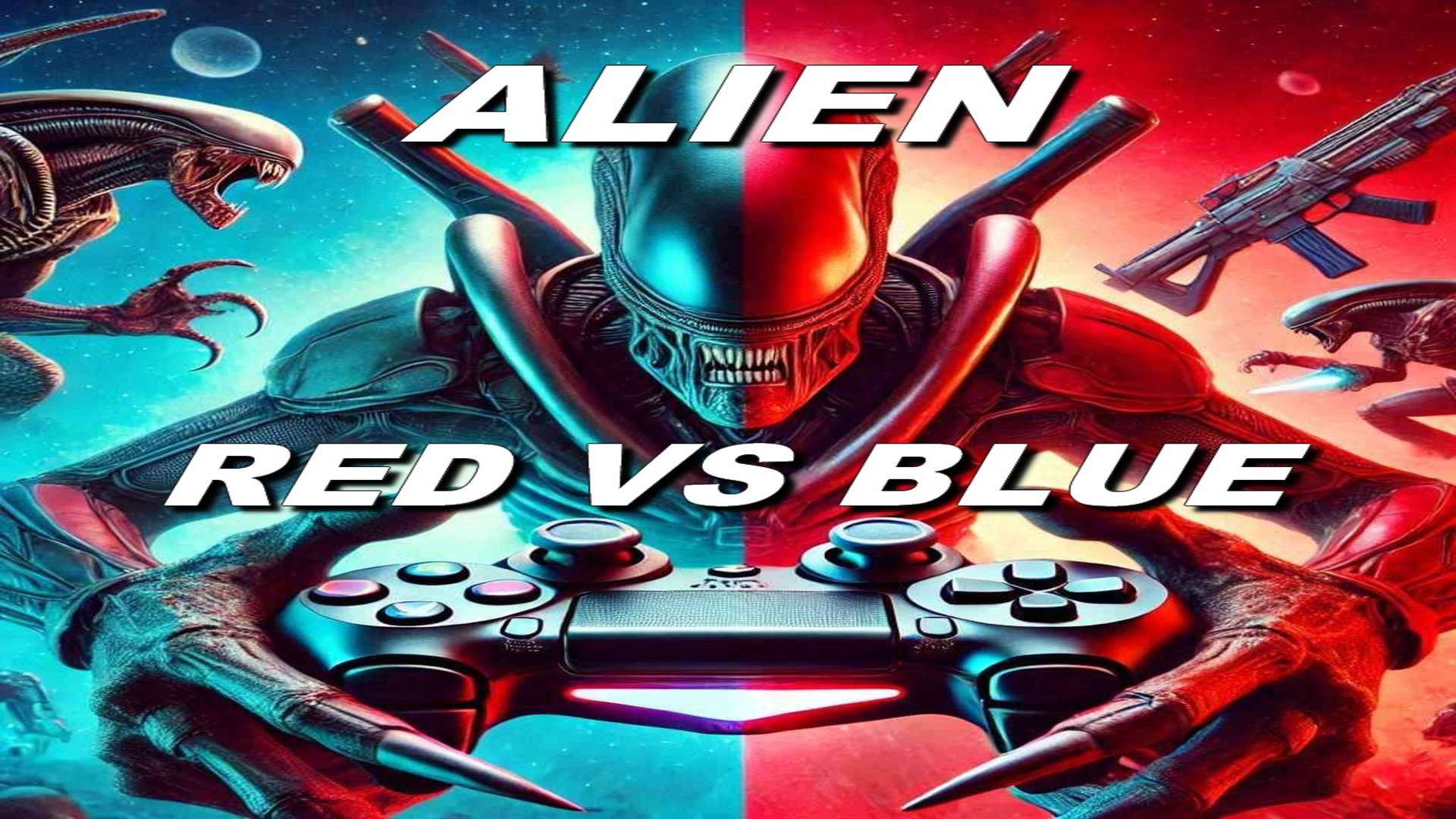 ALIEN RED Vs BLUE