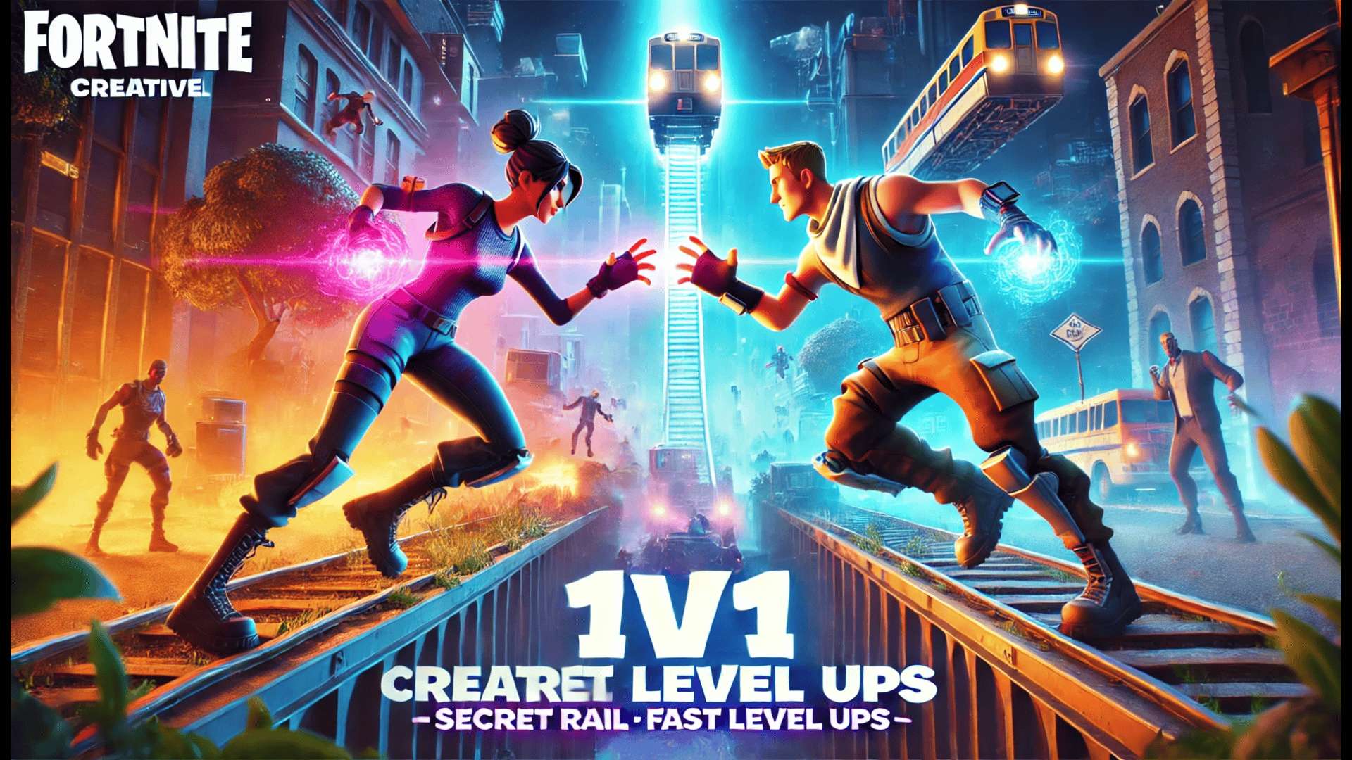 1v1 realistic Fast Level ups Secret Rail