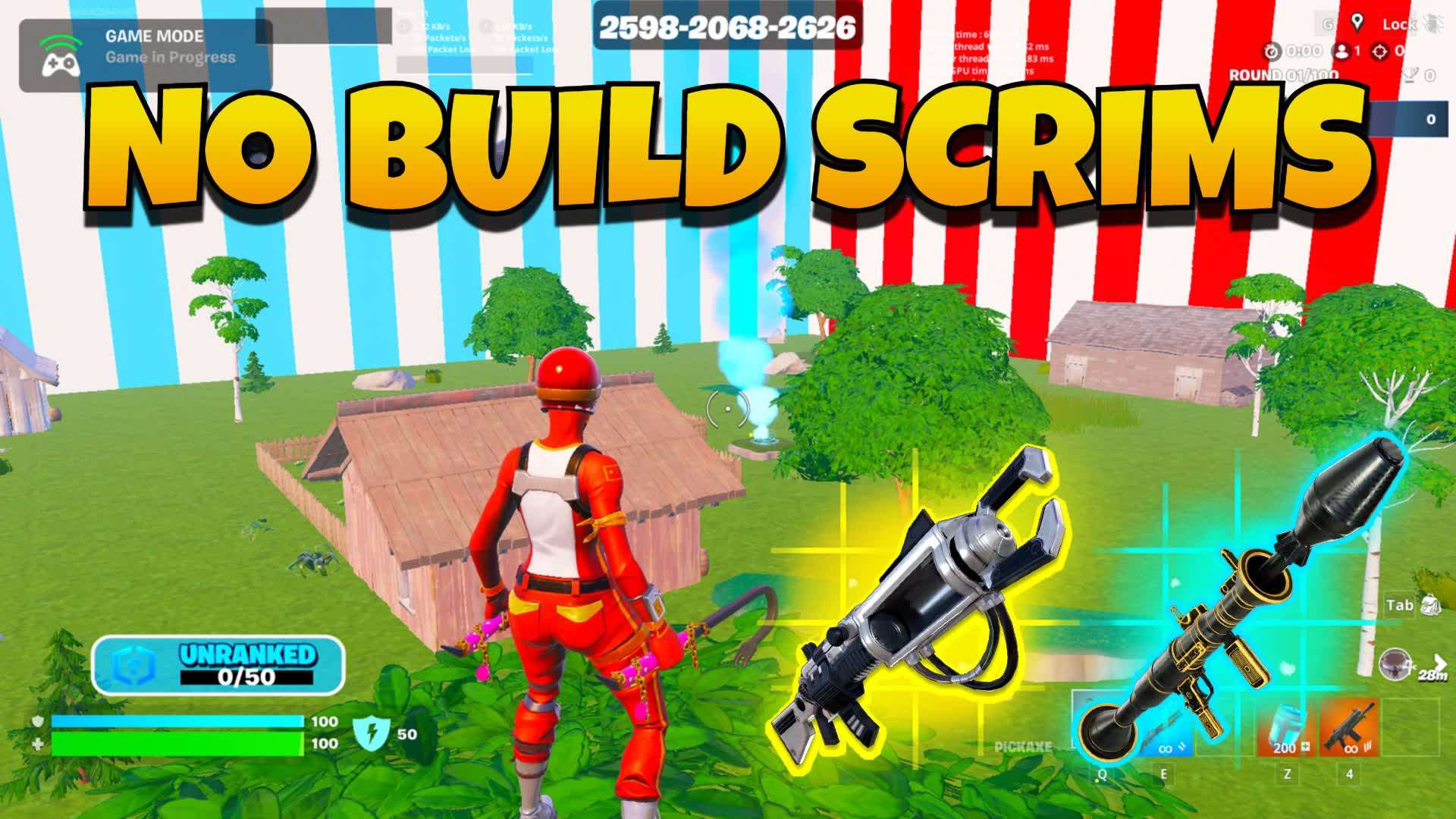 🏆 صفر بناء سكريمز SOLO SCRIMS NO BUILDS