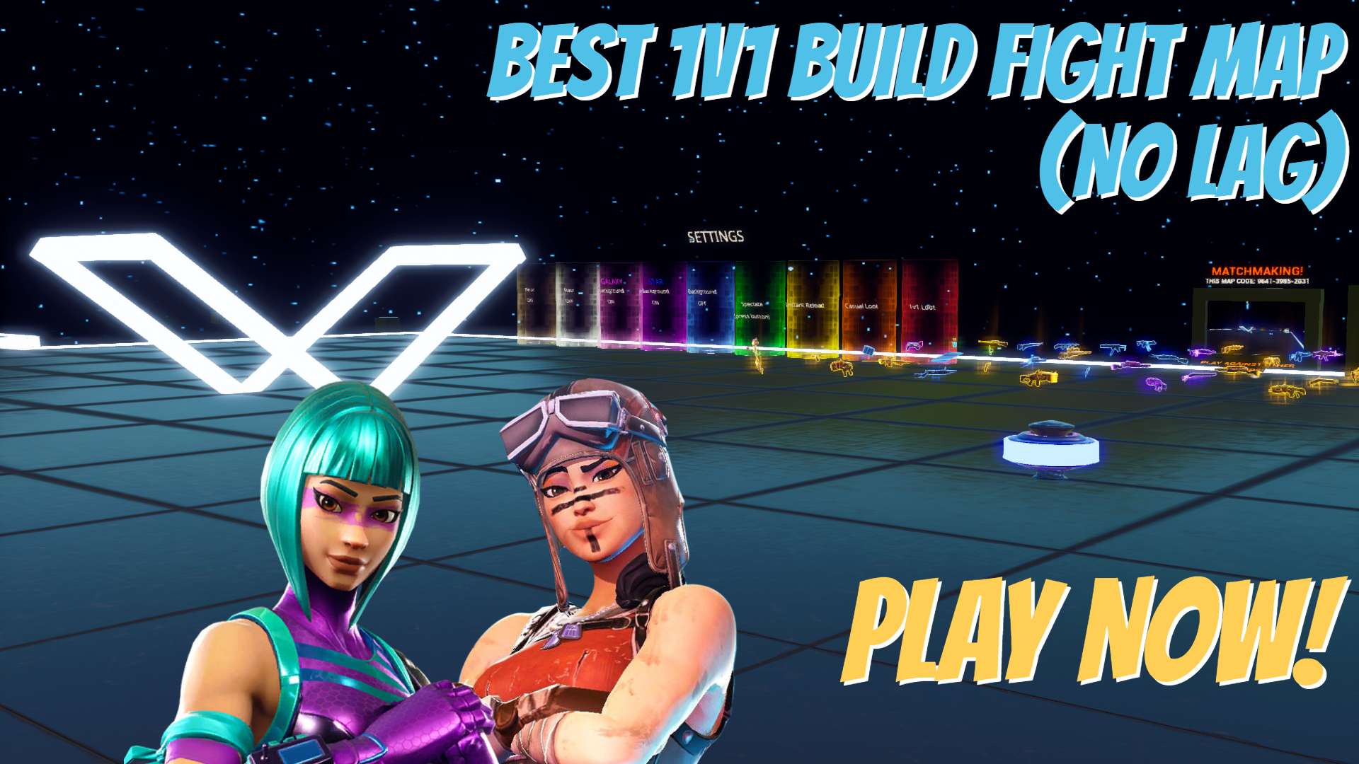 BEST 1V1 BUILD FIGHT MAP (NO LAG)