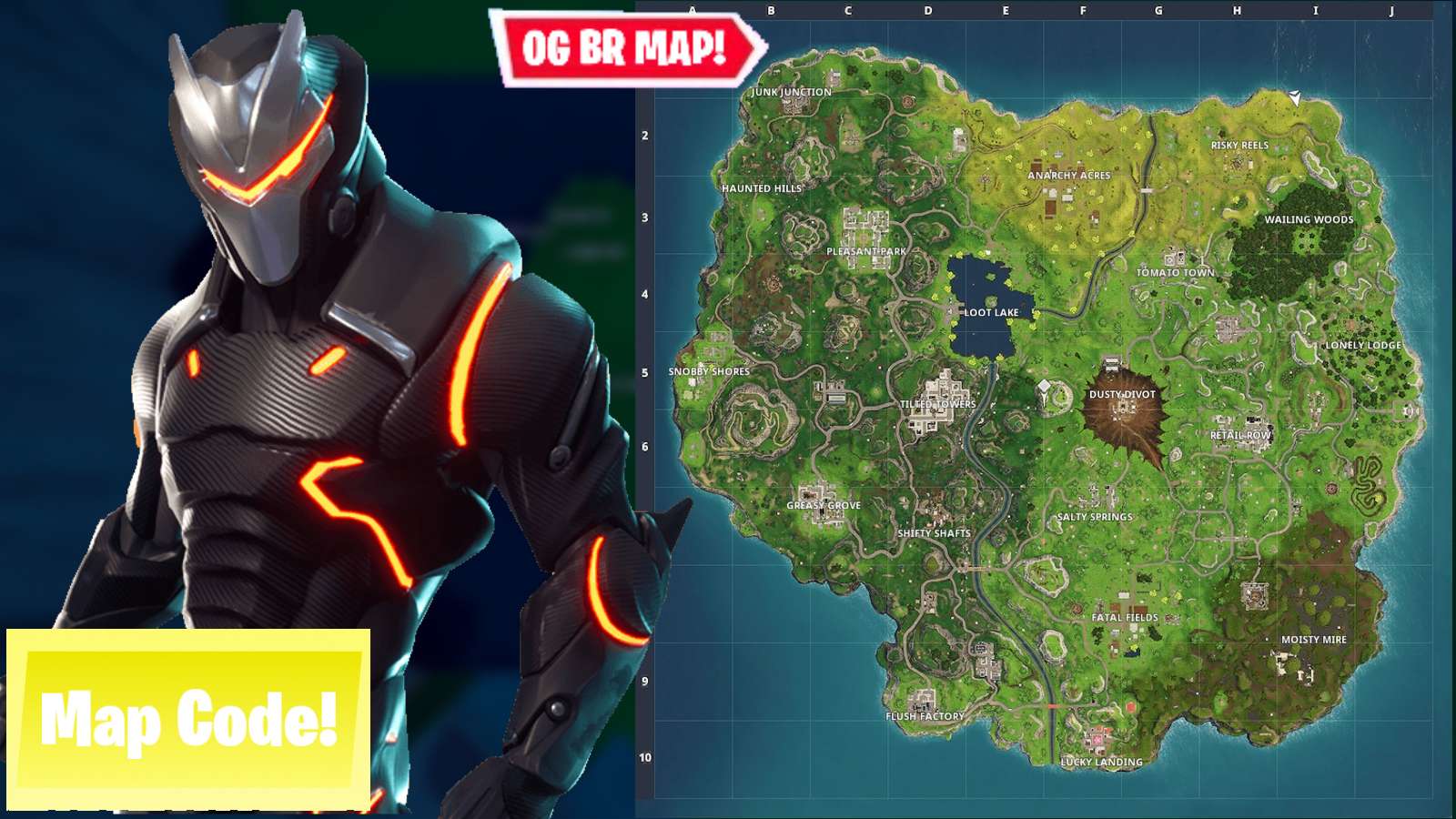 FORTNITE: BATTLE ROYALE OG S4 MAP