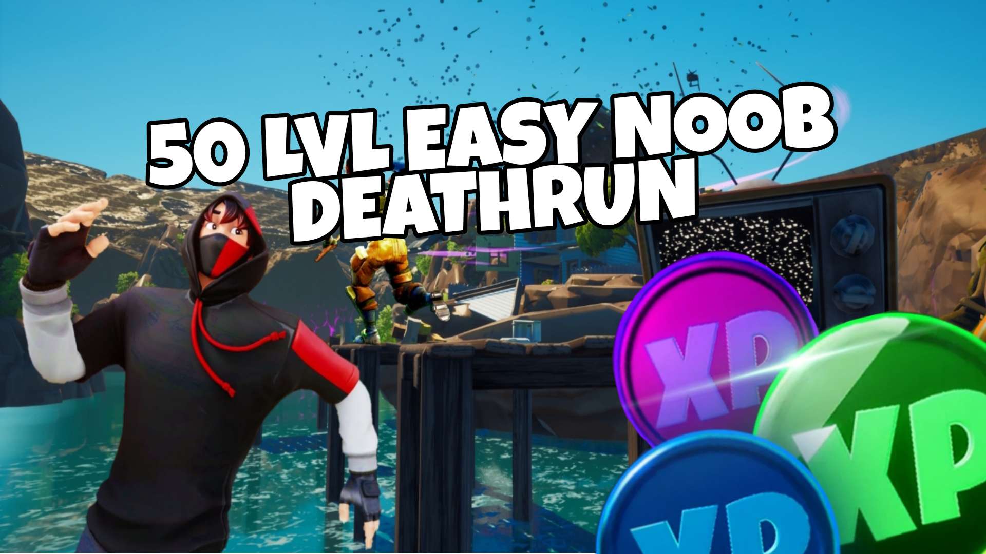 🎮 50 LVL EASY NOOB DEATHRUN 🎮