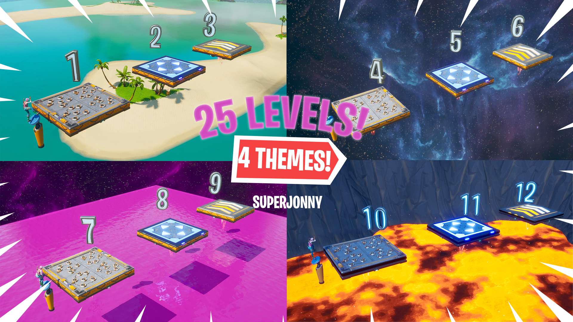 SUPERJONNY'S 4 THEMED DEATHRUN!