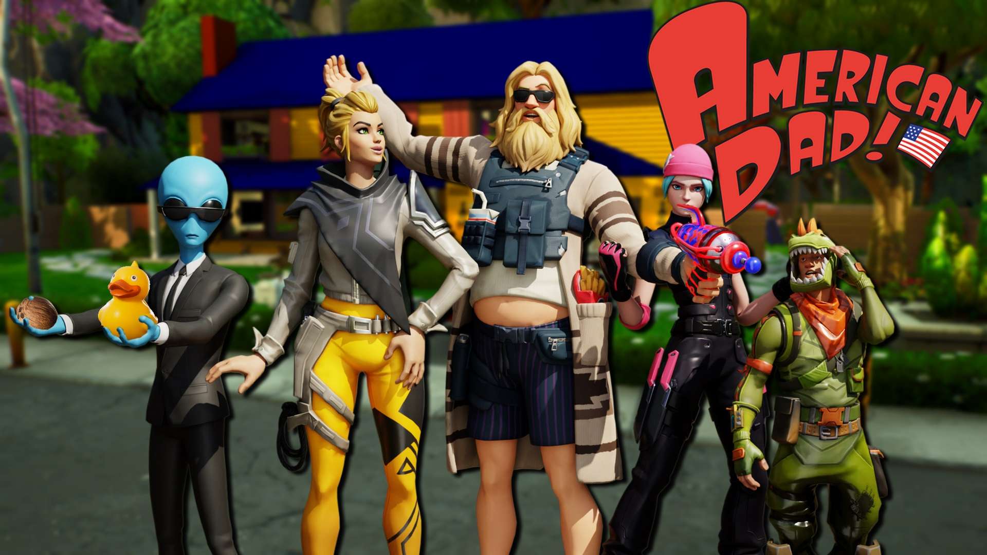 🏘️American Dad - Prop hunt 👨👪👽
