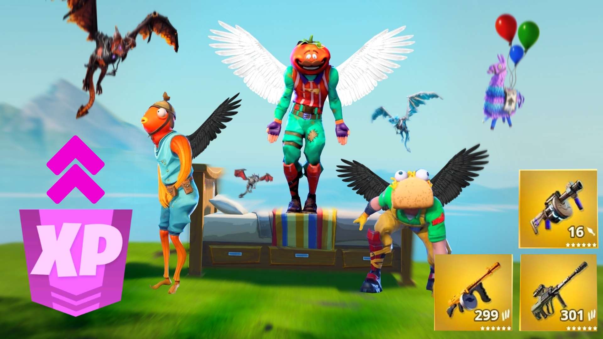 BED WARS FORTNITE POPS