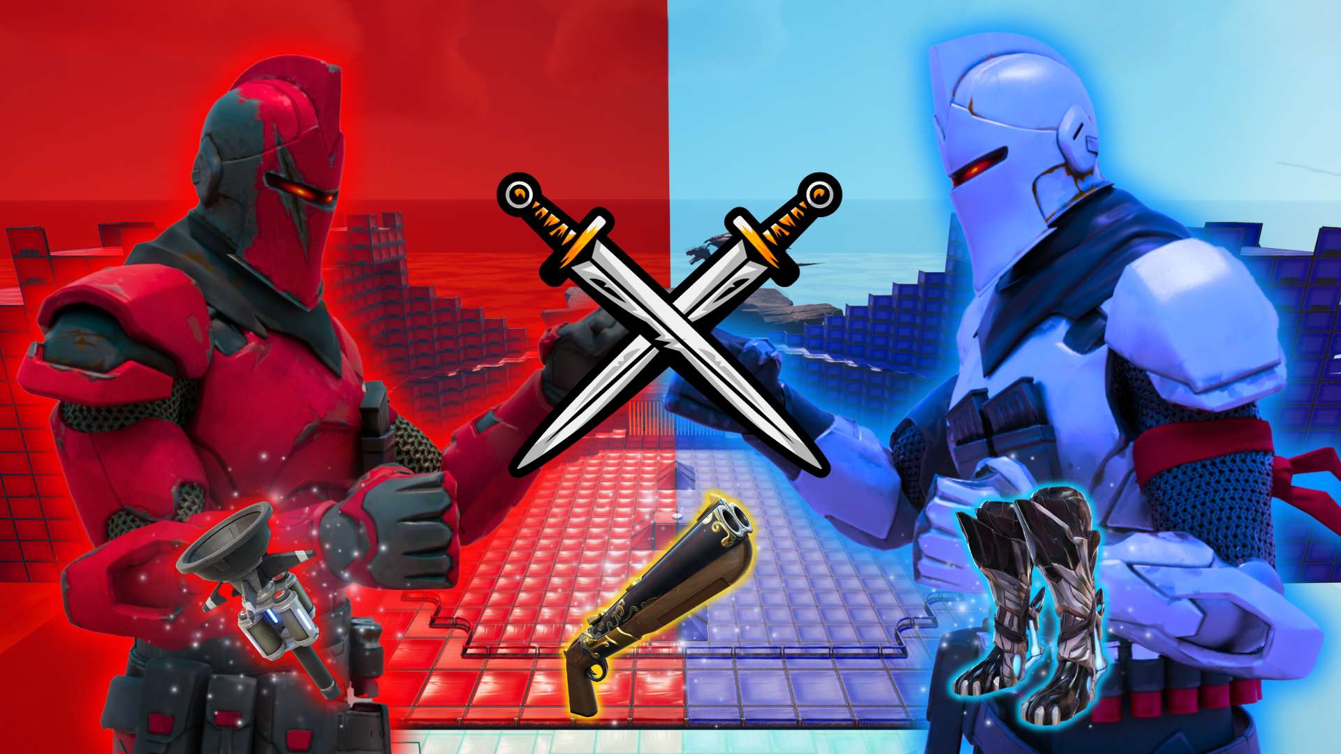 🐉MEDIEVAL RED VS BLUE