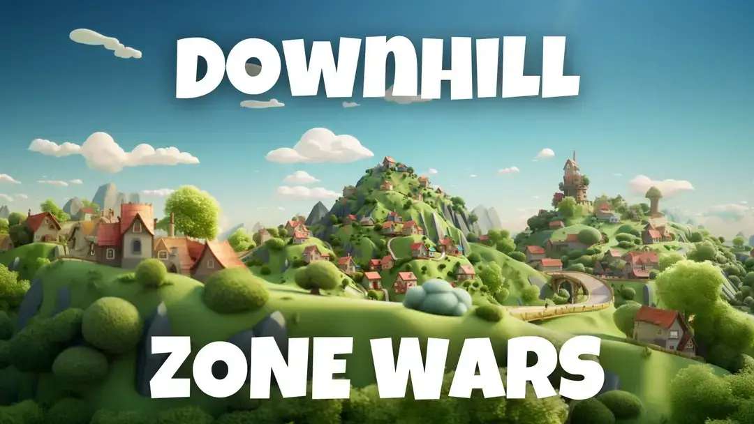 DOWNHILL ZONE WARS!🚧