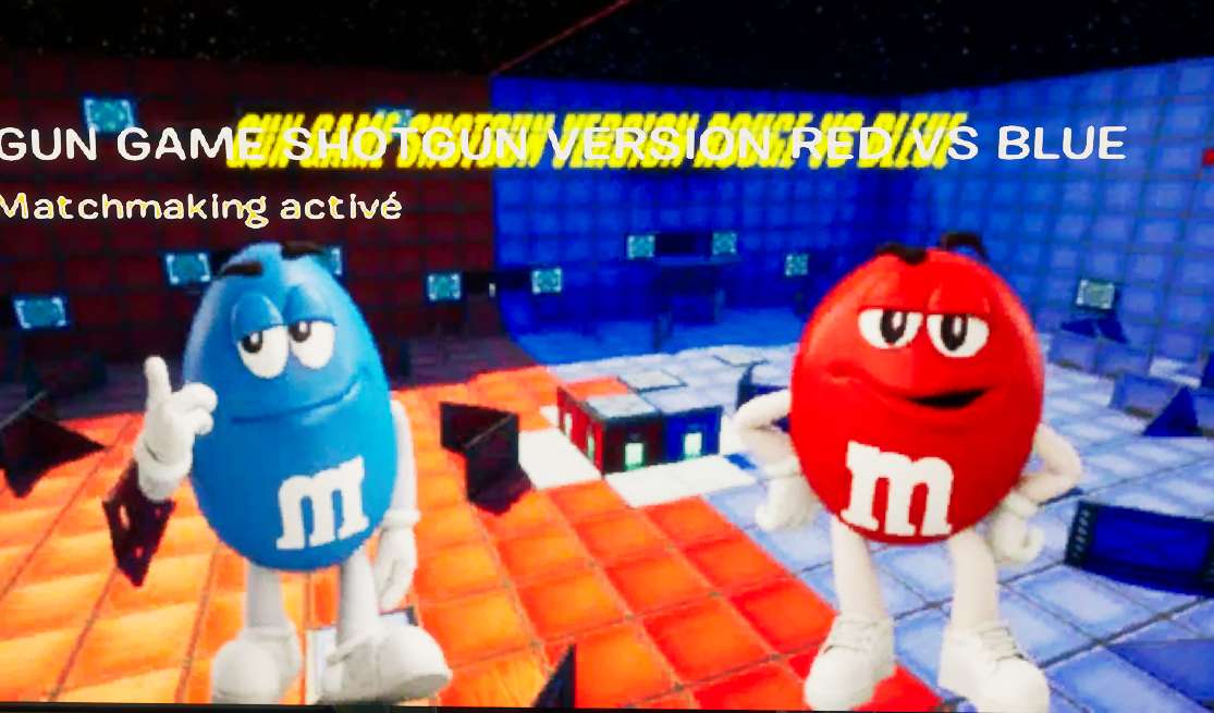 Gun Game Shotgun Version Red VS Blue