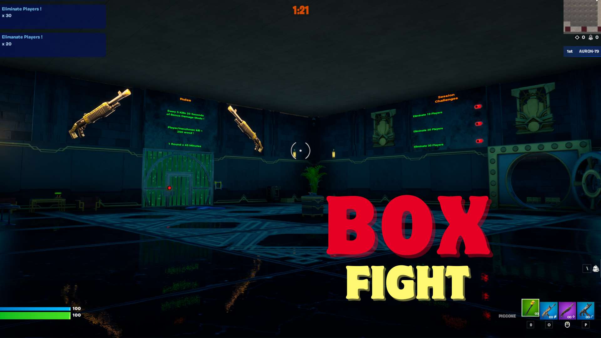 Box Fights Map