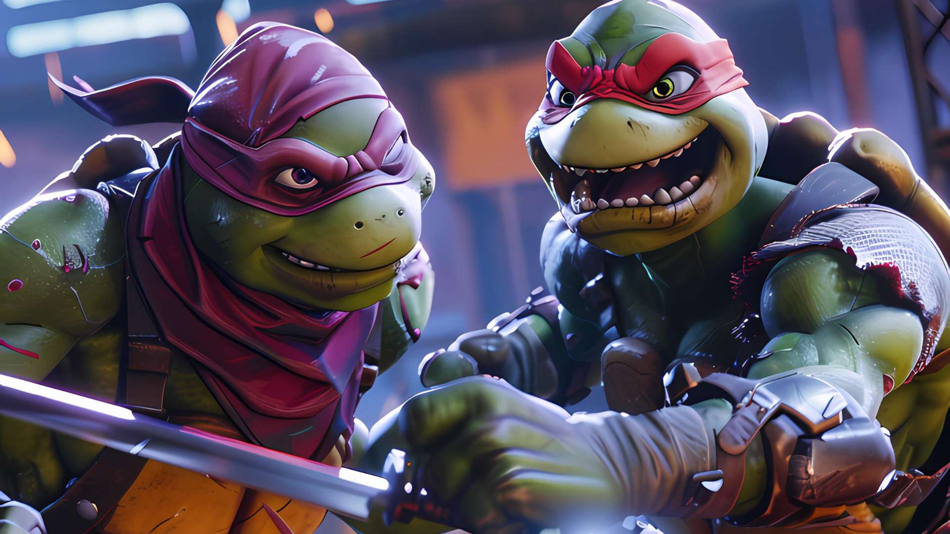 CRAZY🤪 NINJA TURTLE 1vs1