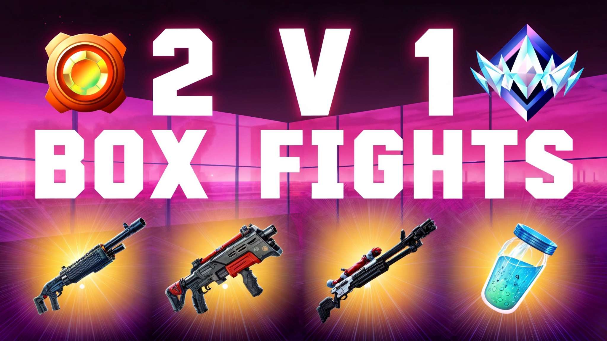 MEGA BOX FIGHT 2V1